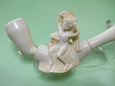 Greek Mythology Ancient Meerschaum Pipe Zeus Titan Hellenistic Vintage look 0704