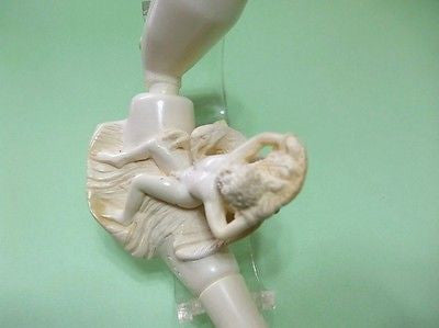 Greek Mythology Ancient Meerschaum Pipe Zeus Titan Hellenistic Vintage look 0704