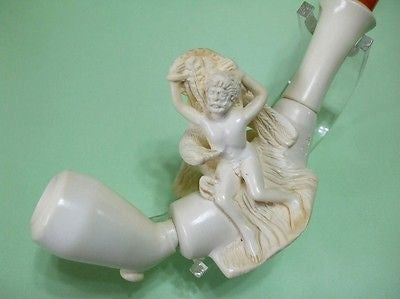 Greek Mythology Ancient Meerschaum Pipe Zeus Titan Hellenistic Vintage look 0704