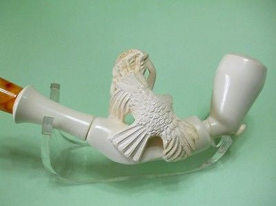 Greek Mythology Ancient Meerschaum Pipe Zeus Titan Hellenistic Vintage look 0704