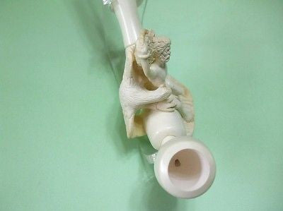 Greek Mythology Ancient Meerschaum Pipe Zeus Titan Hellenistic Vintage look 0704