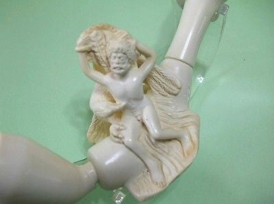 Greek Mythology Ancient Meerschaum Pipe Zeus Titan Hellenistic Vintage look 0704