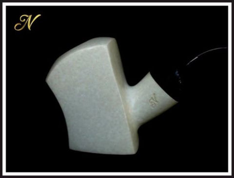 Ax Medieval Poker Sitter Meerschaum Pipe Special Built Marble looks Acrylic 5911