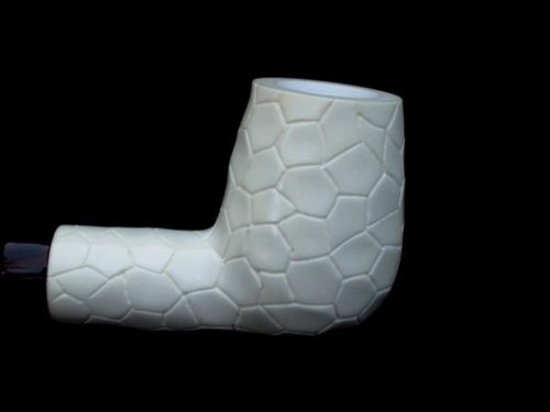 Billiard Meerschaum Pipe Special Built w/out Screws Wide Chamber Short Stem 9139