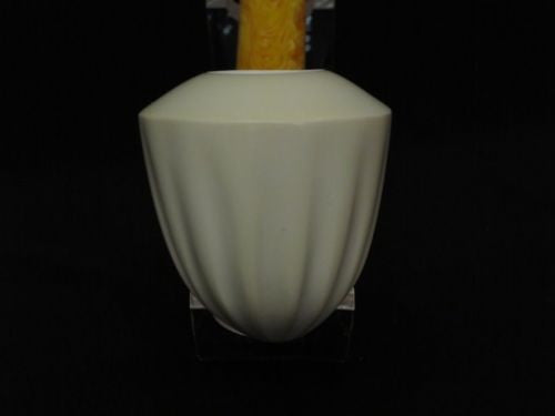 Smooth 3/4 Bent Paneled Apple Block Meerschaum Pipe Tobacco Smoking w/Case 3994