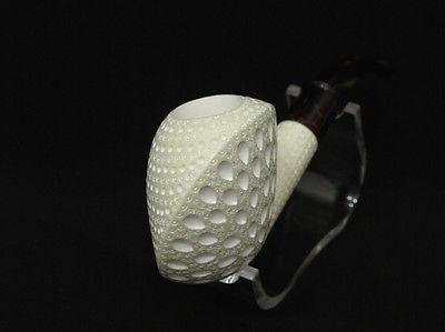 Lattice Cobra Barrett Hat Block Meerschaum Pipe Tobacciana Meerco Big Bowl 8170