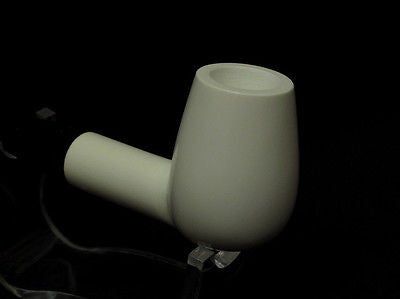 Smooth Canadian Straight Billiard Block Meerschaum pipe Freehand Long Shank 9855