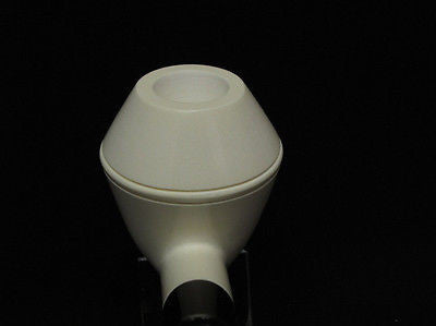 Smooth Bulldog Rhodesian Block Meerschaum Pipe Black Acrylic Stem Hand made 9560