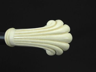 Smooth Oyster Smoking Block Meerschaum Pipe Acrylic stem Colors Faster Case 1476