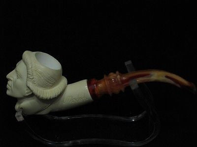 George Washington Bust Meerschaum Pipe Christmas Birthday gift Free hand 8722