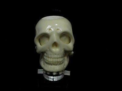 Skull in hand Block Meerschaum pipe by H. Cor Gift case Excellent Quality 4117