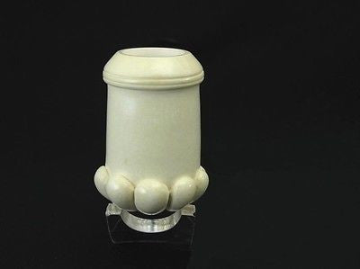 Smooth Oyster Smoking Block Meerschaum Pipe Acrylic stem Colors Faster Case 1476