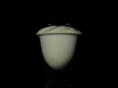 Smooth Bent Whirling Calabash Block Meerschaum pipe Acrylic stem Gift Case 8921