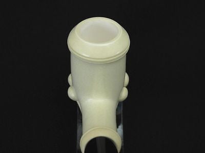 Smooth Oyster Smoking Block Meerschaum Pipe Acrylic stem Colors Faster Case 1476