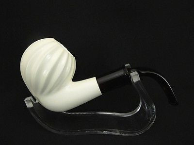 Full Bent Whirling Paneled Block Meerschaum Pipe Apple smoking pipes eBay 8377