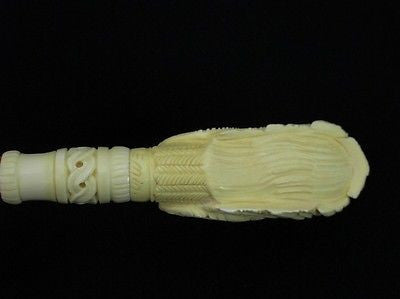 Native Chief Block Smoker Meerschaum Pipe made by EMIN Freehand Gift Case 2044