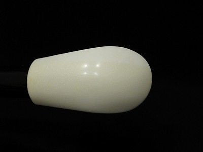 Smooth Bent Plain Block Meerschaum Pipe seafoam Colors faster Freehand 0268