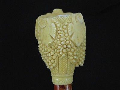 Smiling Bacchus Facing smoker Meerschaum Pipe tobacco smoking pipes on ebay 2963