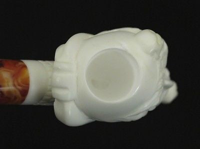 Pipe Smoking Pirate Block Meerschaum Pipe Bandana Sale Pipes Gift Case ebay 8880