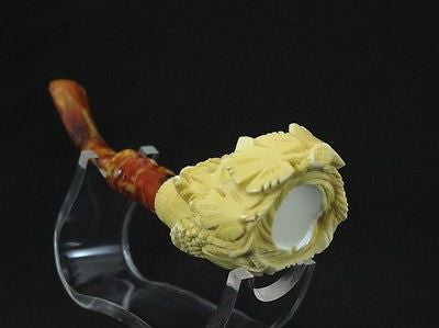 Smiling Bacchus Facing smoker Meerschaum Pipe tobacco smoking pipes on ebay 2963