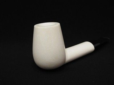 Canadian Straight Billiard Meerschaum Pipe Rare Fast coloring Tube Gift Case 8621