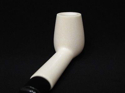 Canadian Straight Billiard Meerschaum Pipe Rare Fast coloring Tube Gift Case 8621