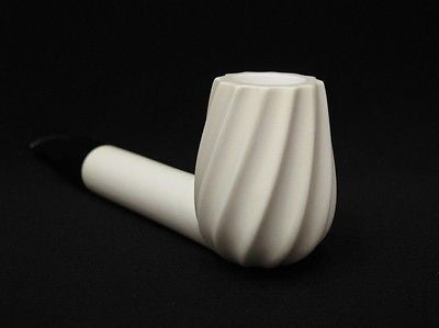 Spiral Canadian Block Meerschaum Pipe Long Shank Ideal for smoking Big Bowl 4063