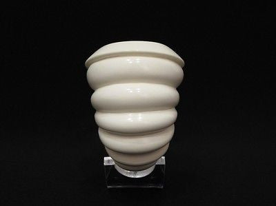 Helix Calabash Full Bent Block Meerschaum Pipe Big Bowl Trumpet shaped Tube 9464