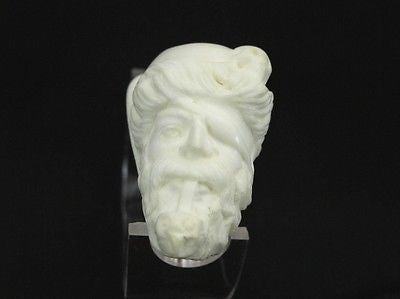 Pipe Smoking Pirate Block Meerschaum Pipe Bandana Sale Pipes Gift Case ebay 8880