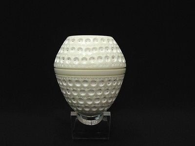 Rhodesian Lattice Bent Block Meerschaum Pipe Danske Shank Hand made Case 8881
