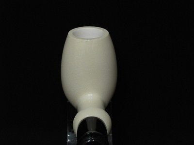 Smooth Straight Billiard Danske Block Meerschaum Pipe Colors fast Big Bowl 9806