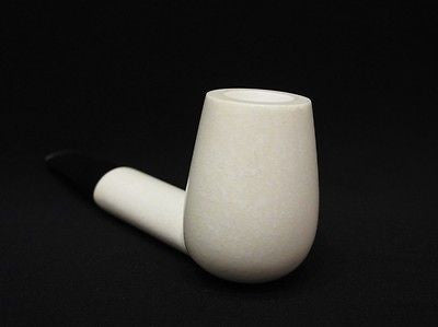 Canadian Straight Billiard Meerschaum Pipe Rare Fast coloring Tube Gift Case 8621