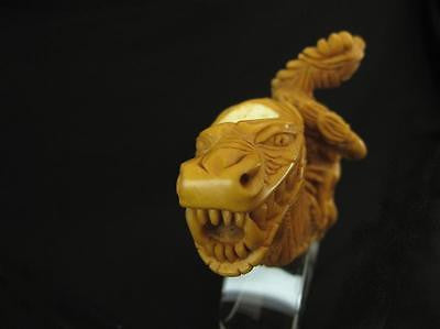 Dragon Family, 2 Headed Eagle, A Child Meerschaum Pipe Collectible Massive 0501