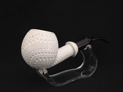 9 mm Filter Lattice Danske Apple Block Meerschaum Pipe Gift Case Big Bowl 7282