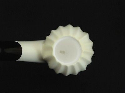 Full Bent Whirling Paneled Block Meerschaum Pipe Apple smoking pipes eBay 8377