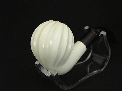 Full Bent Whirling Paneled Block Meerschaum Pipe Apple smoking pipes eBay 8377