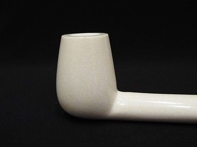 Canadian Straight Billiard Meerschaum Pipe Rare Fast coloring Tube Gift Case 8621