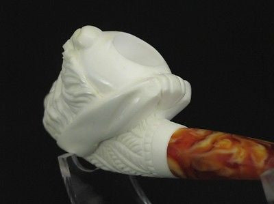 Pipe Smoking Pirate Block Meerschaum Pipe Bandana Sale Pipes Gift Case ebay 8880