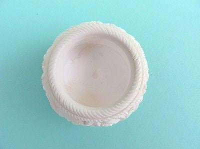 Floral Decorative Meerschaum Stone Jewelry Trinket Box Unique Gift women 4498