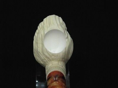 Wild Lion Meerschaum Pipe Animal by Emin FreeHand Vintage looks Ebay Meerco 1219