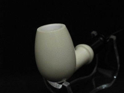 Smooth Straight Billiard Danske Block Meerschaum Pipe Colors fast Big Bowl 9806